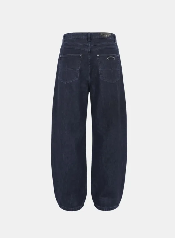 [w-pts26-017] Viper 401 Curved Color Jeans - Navy