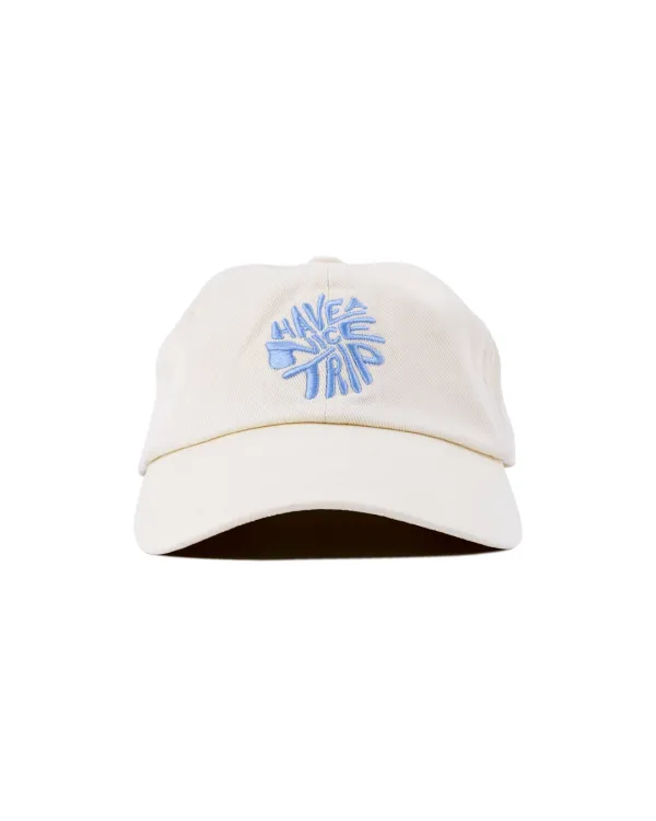 HNT Swirl Logo Ball Cap_Ivory