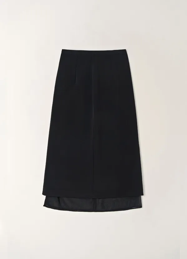 Mona Sheer Skirt (2color)
