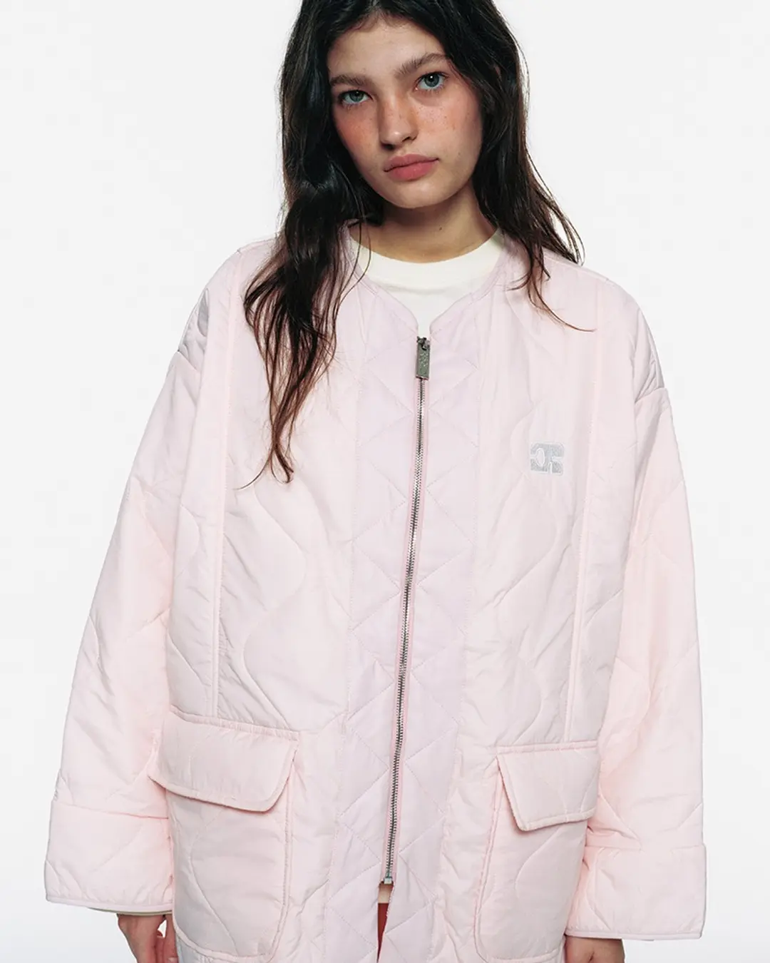 센토르 CENTAUR QUILTED JACKET_PINK 상품 이미지 2