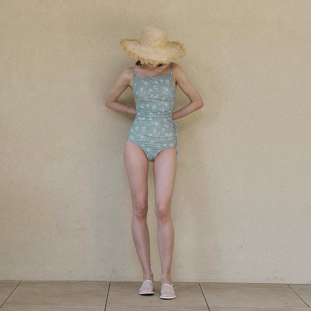 아뜰리에 나인 (SW-818)LUNA PRINT CUTOUT SWIM SUIT 상품 이미지 2