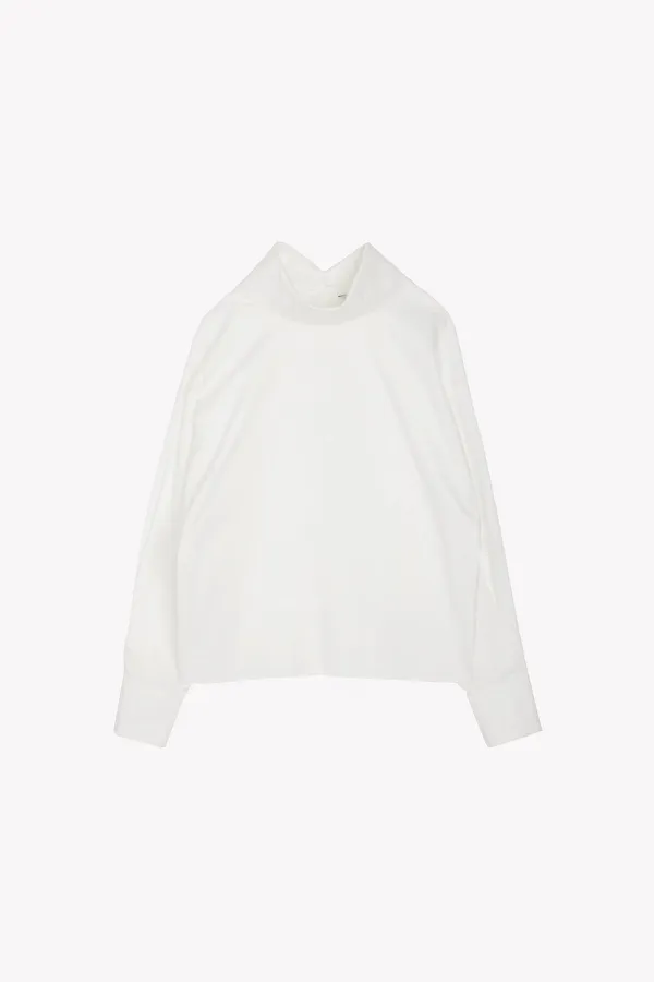 Pore Cowl Neck Shirt (White)