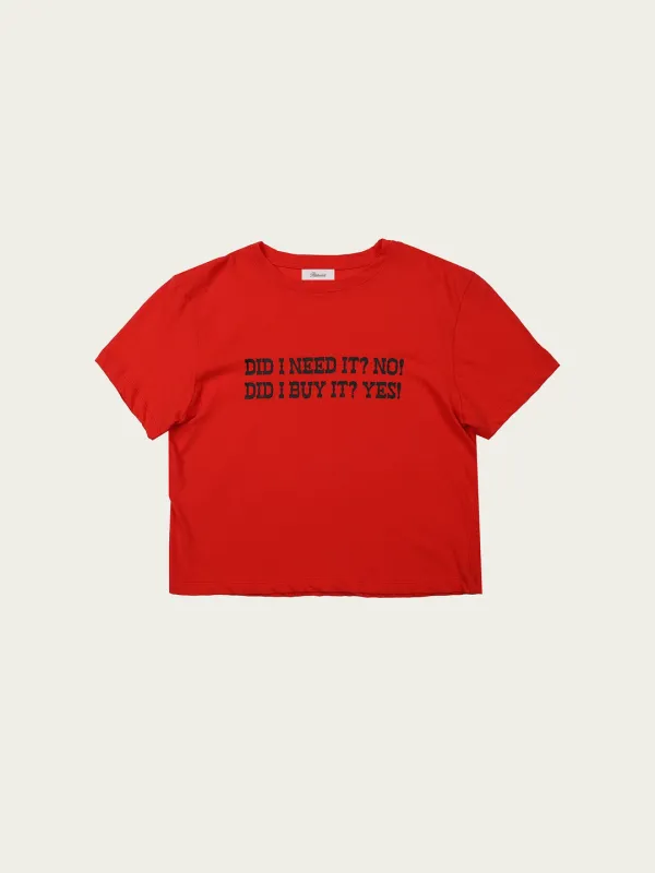 (2차) Need Tee - Red