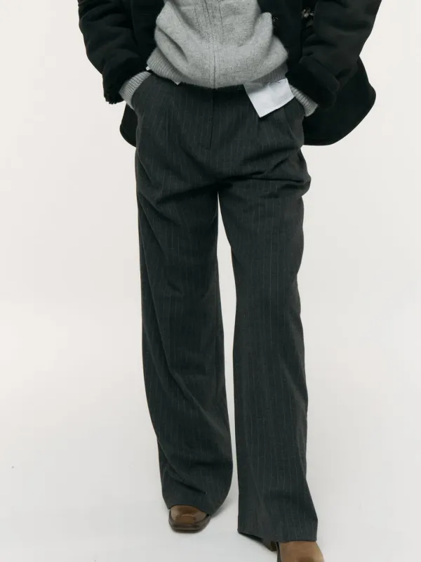 Margot Pinstriped Slacks