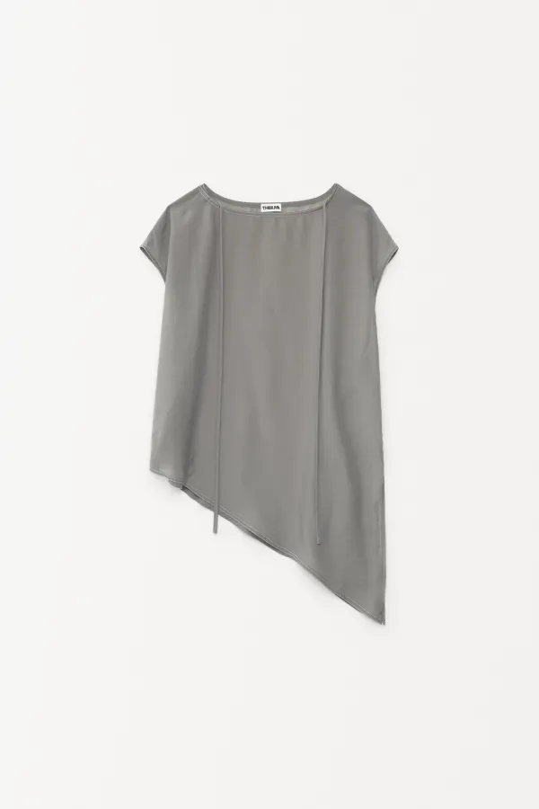 Wish Tie Blouse gray
