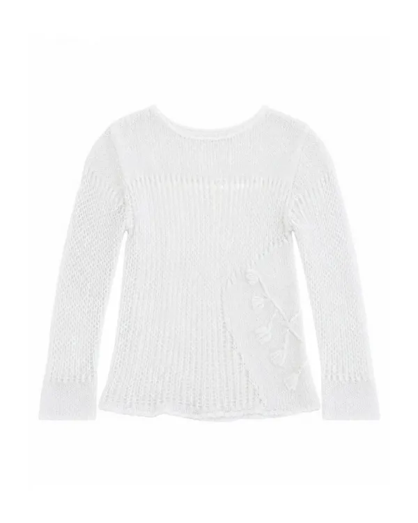 Lily of the valley Sheer Knit_Ivory