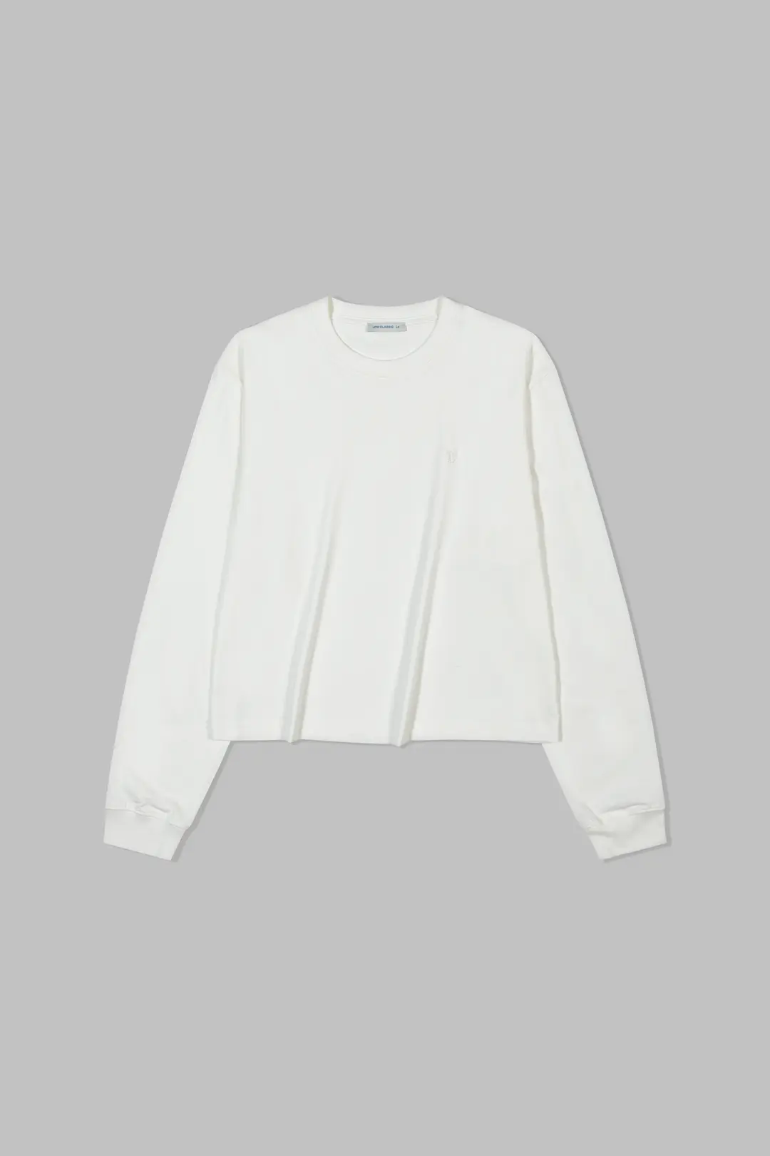 로우클래식 Organic Long Sleeve T-Shirt_White 상품 이미지 1