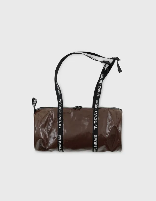 PATENT SPORTS GYM BAG (S) / Brown