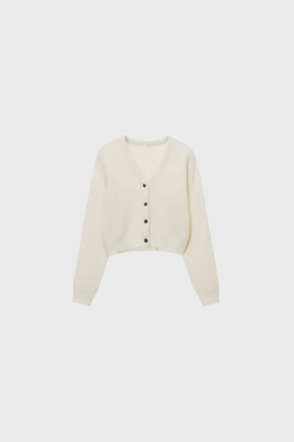 Mohair oversize cardigan (ivory / peach / brown / black)
