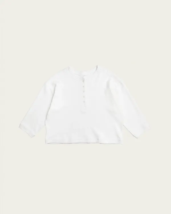 (4차) Somi Waffle Tee - Ivory