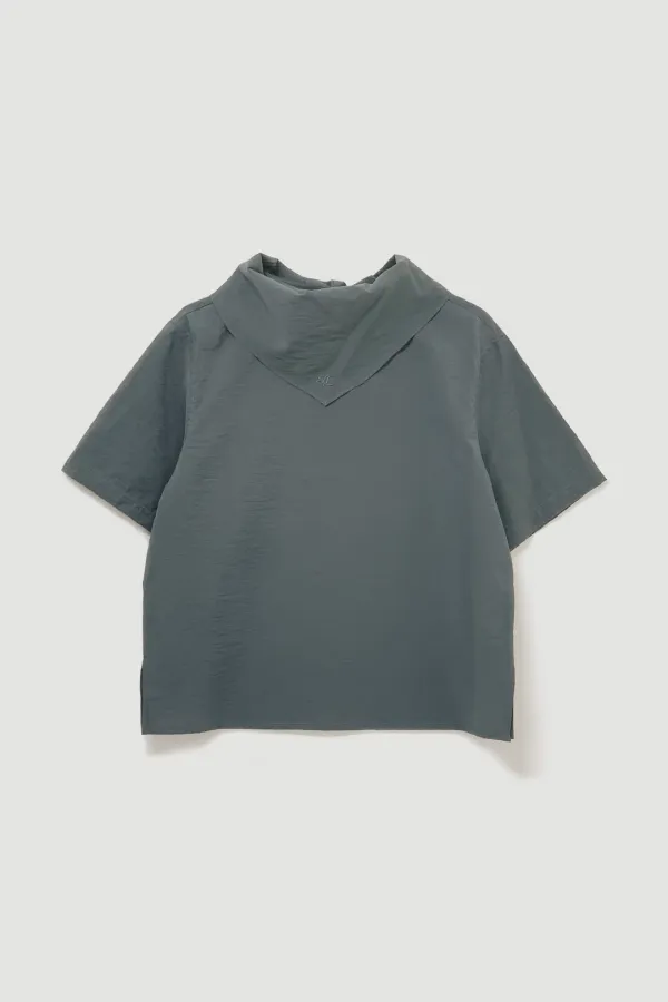 Scarf blouse (차콜)