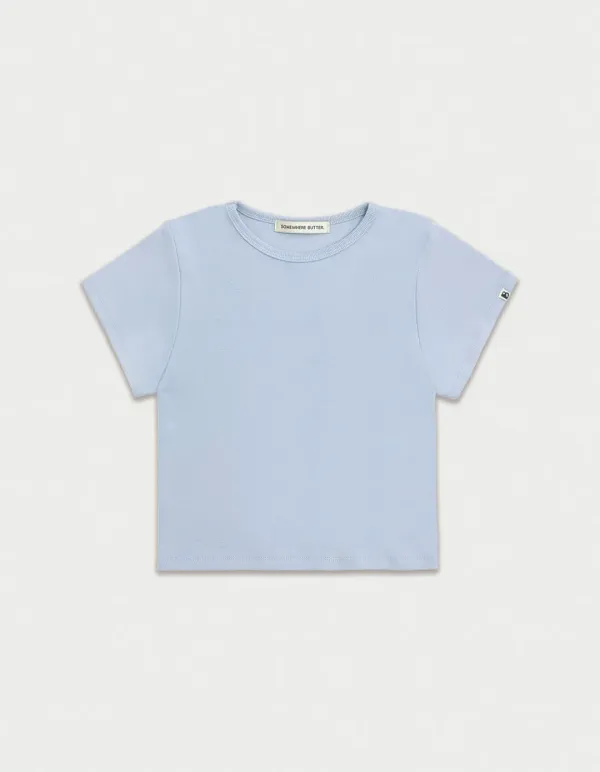 Essential clean top - light blue