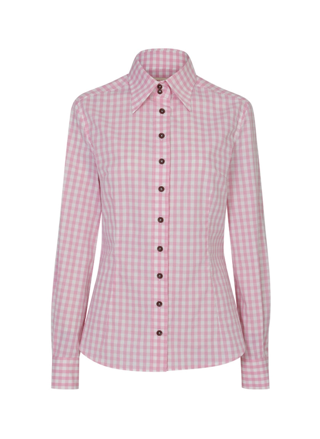 루루서울 Gingham Check Shirt (Pink) 상품 이미지 3
