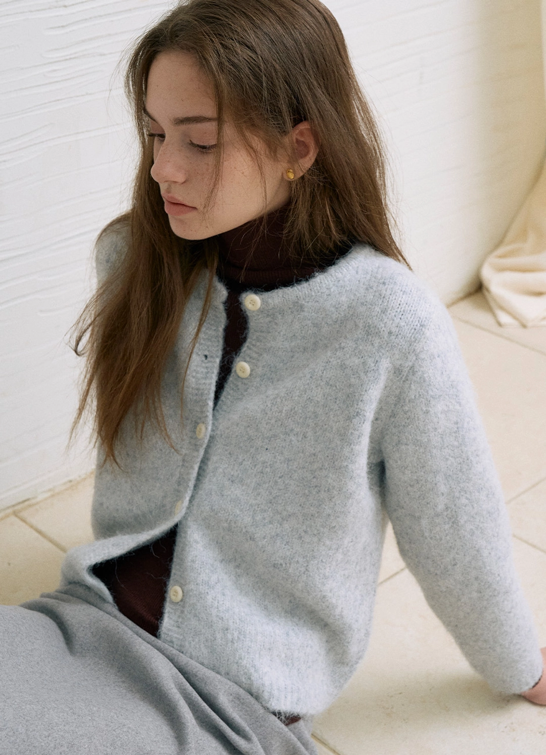 안젤로비안코 Biscotti Wool Cardigan (4color) 상품 이미지 2