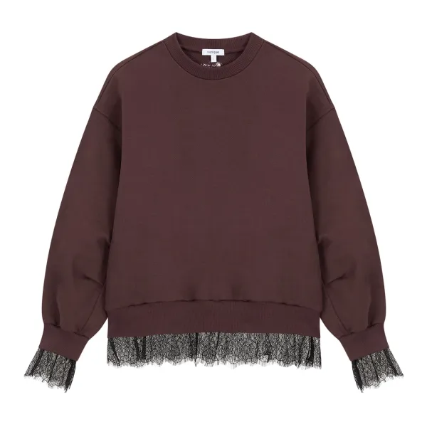 Romantic Goth Sweatshirt (로맨틱 고스 스웻셔츠) Burgundy