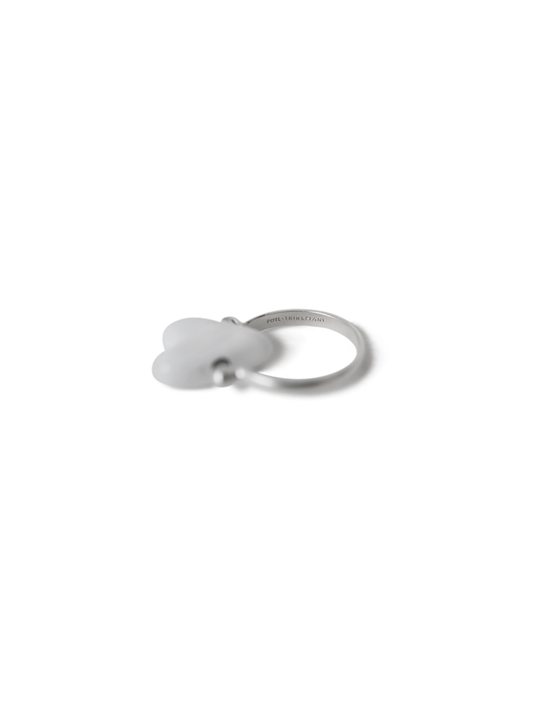 띵크플랜트 [Fotl X THINKPLANT] Heart Ring, White 상품 이미지 3