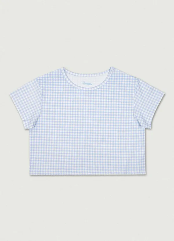 Letter Check Tee [blue]