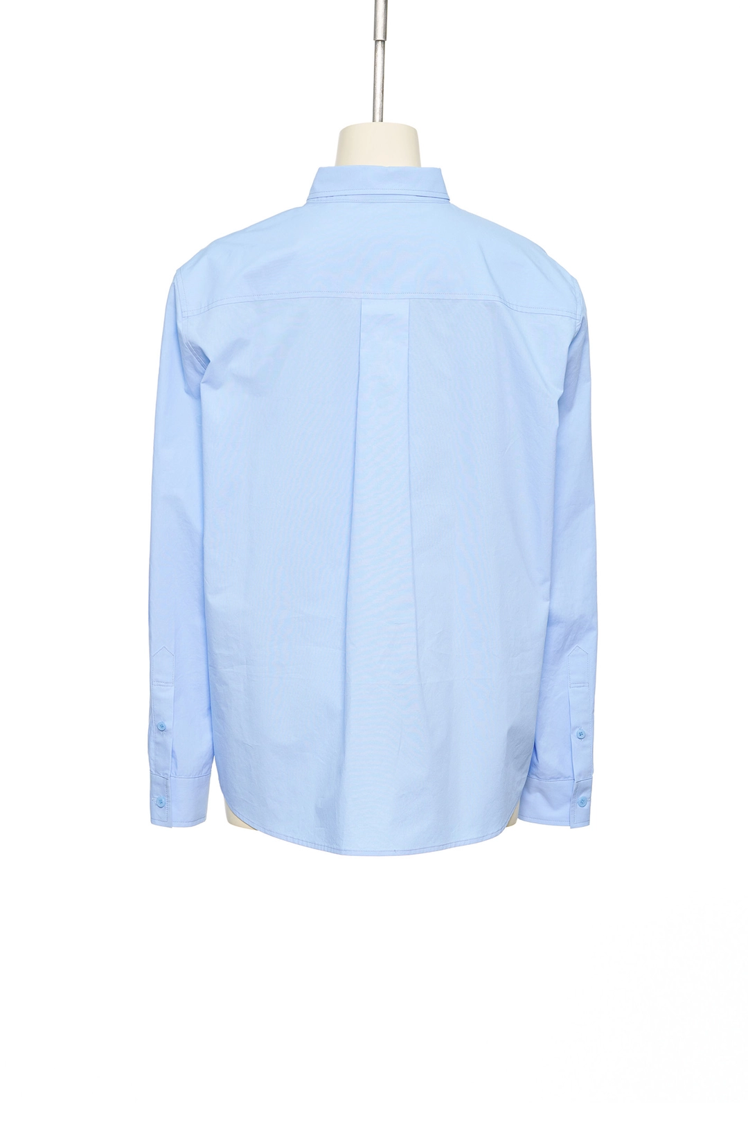 푸쉬버튼 PS26 BLUE ASYMMETRIC COLLAR SHIRT 상품 이미지 3