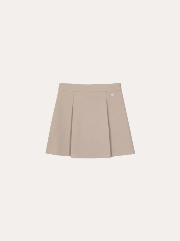 카미 핀턱 스커트[BEIGE]*오늘 출발