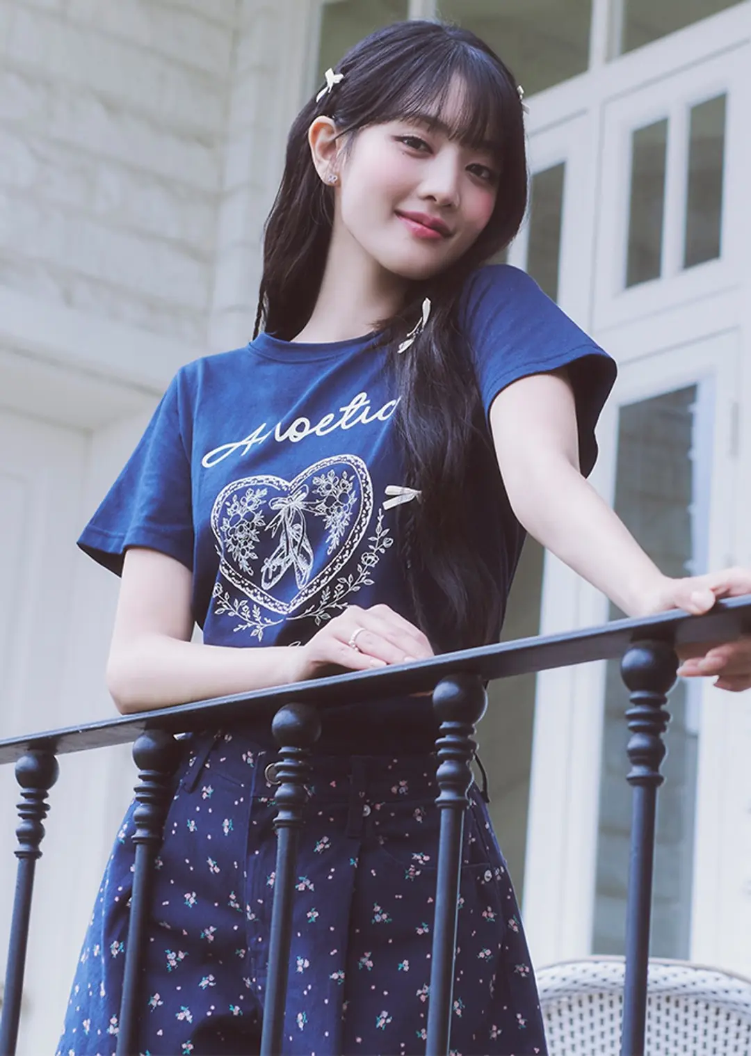아노에틱 ANC LOVE BASIC T-SHIRT_NAVY 상품 이미지 2