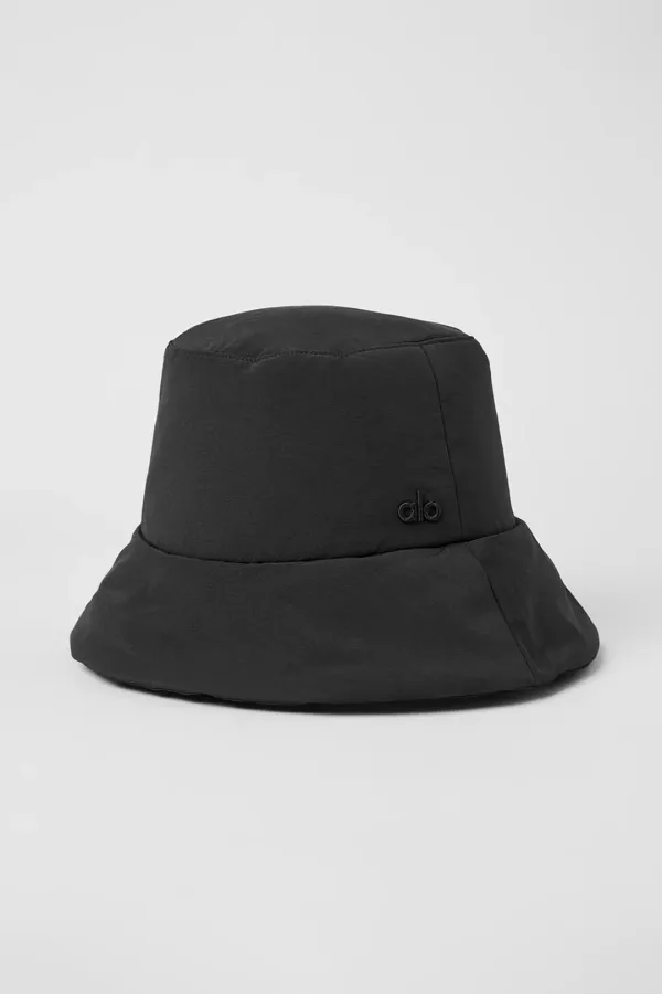 Good Shade Puffer Bucket Hat - Black