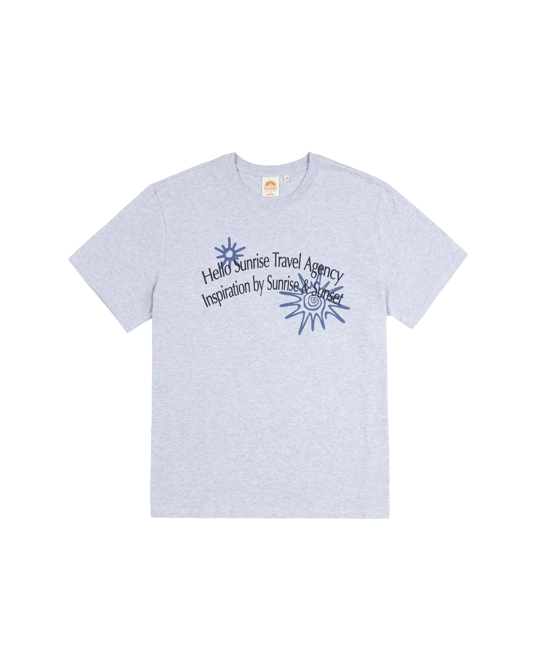 헬로선라이즈 HS Travel Agency Arch Logo Tee_3% Melange Gray 상품 이미지 1