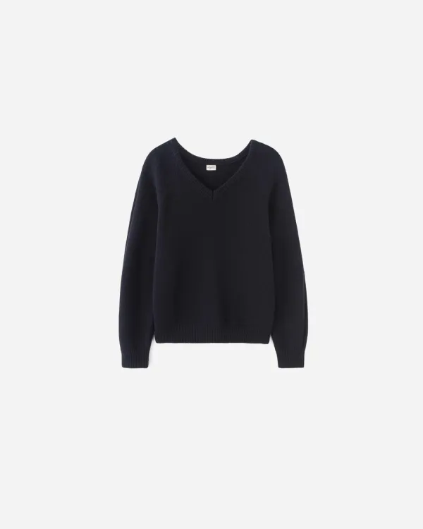 Loe Wool V-neck Knit