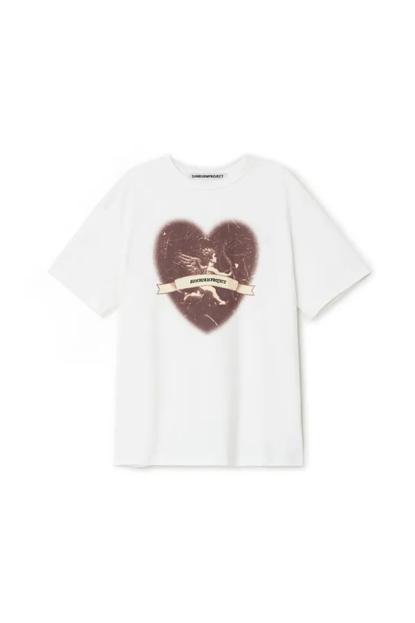 CUPID OVERFIT T-SHIRT, WHITE