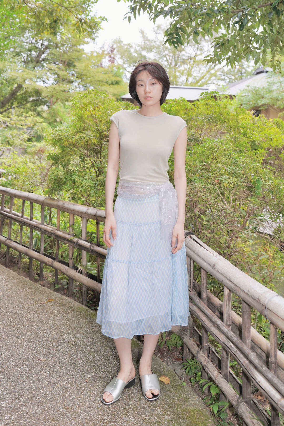 누아누 Hari Skirt_Sky Blue 상품 이미지 2