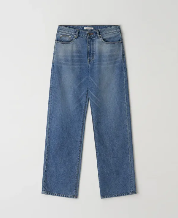 Kintra straight washing denim_BLUE