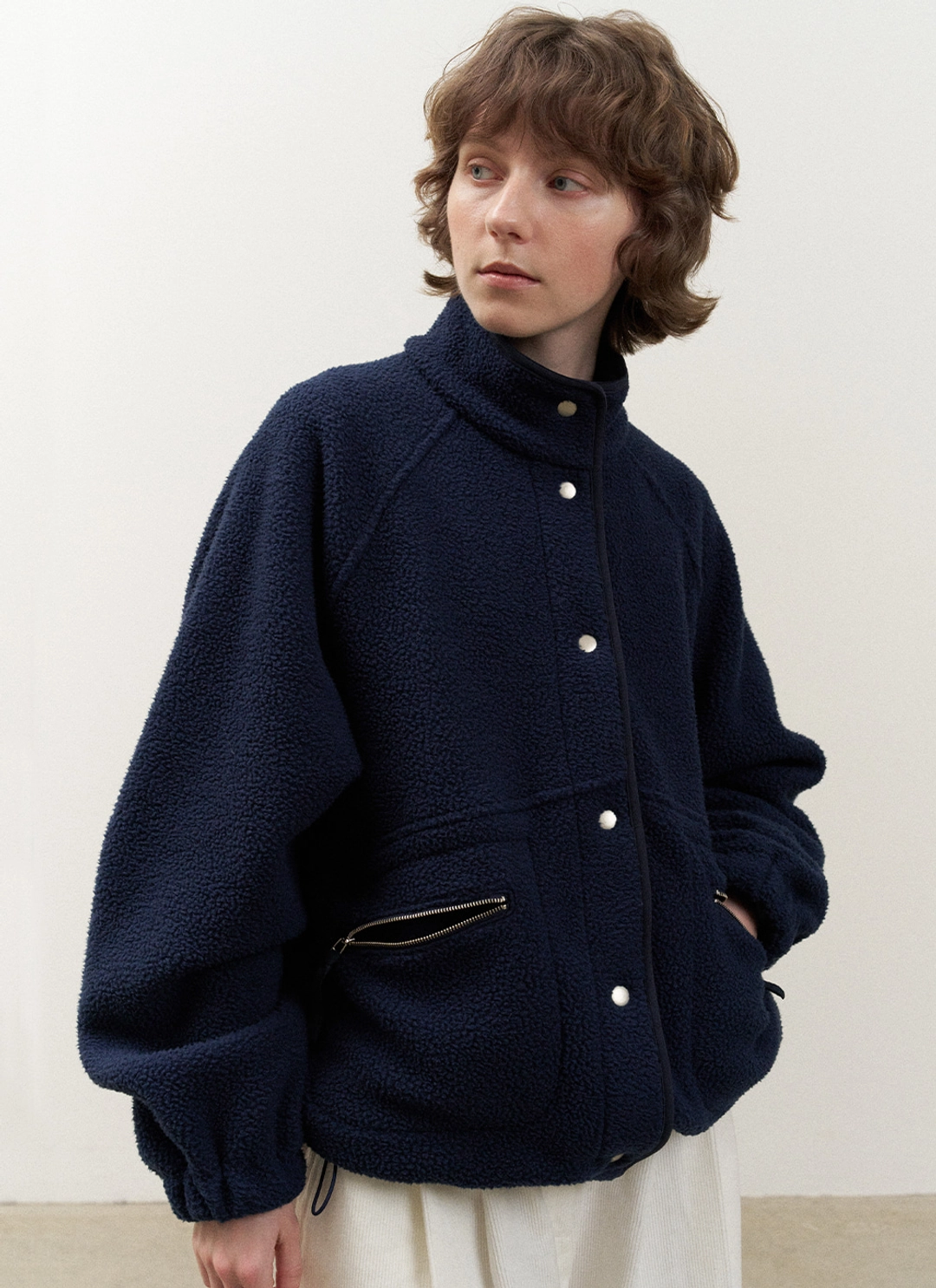 르닐 Beve Fleece Jumper (Navy) 상품 이미지 2