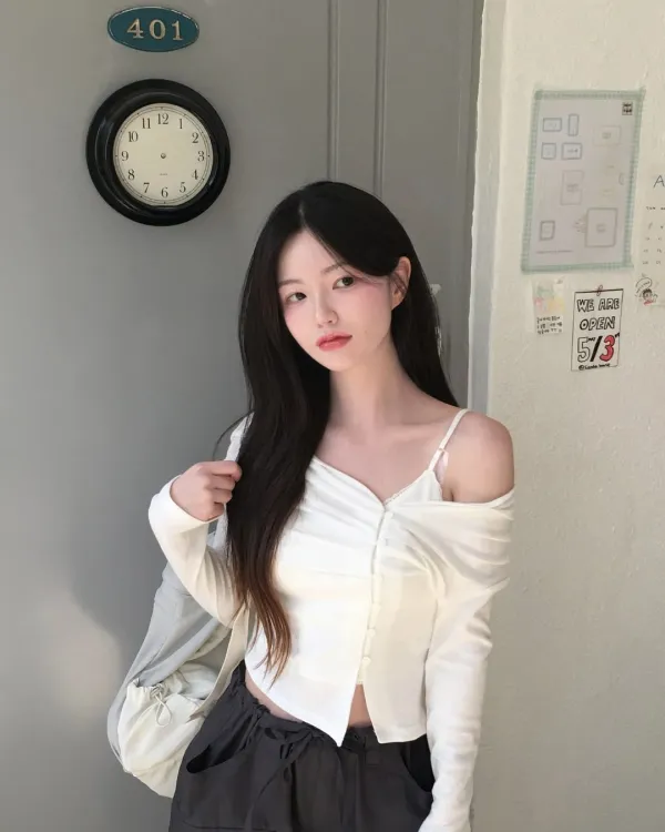 @ttookkiRin cardigan set (White)
