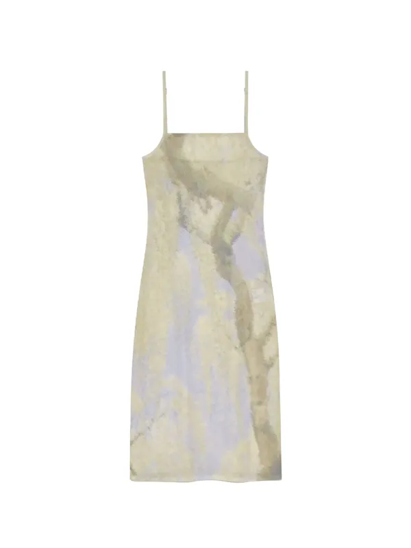 Print Long Dress Print Tree