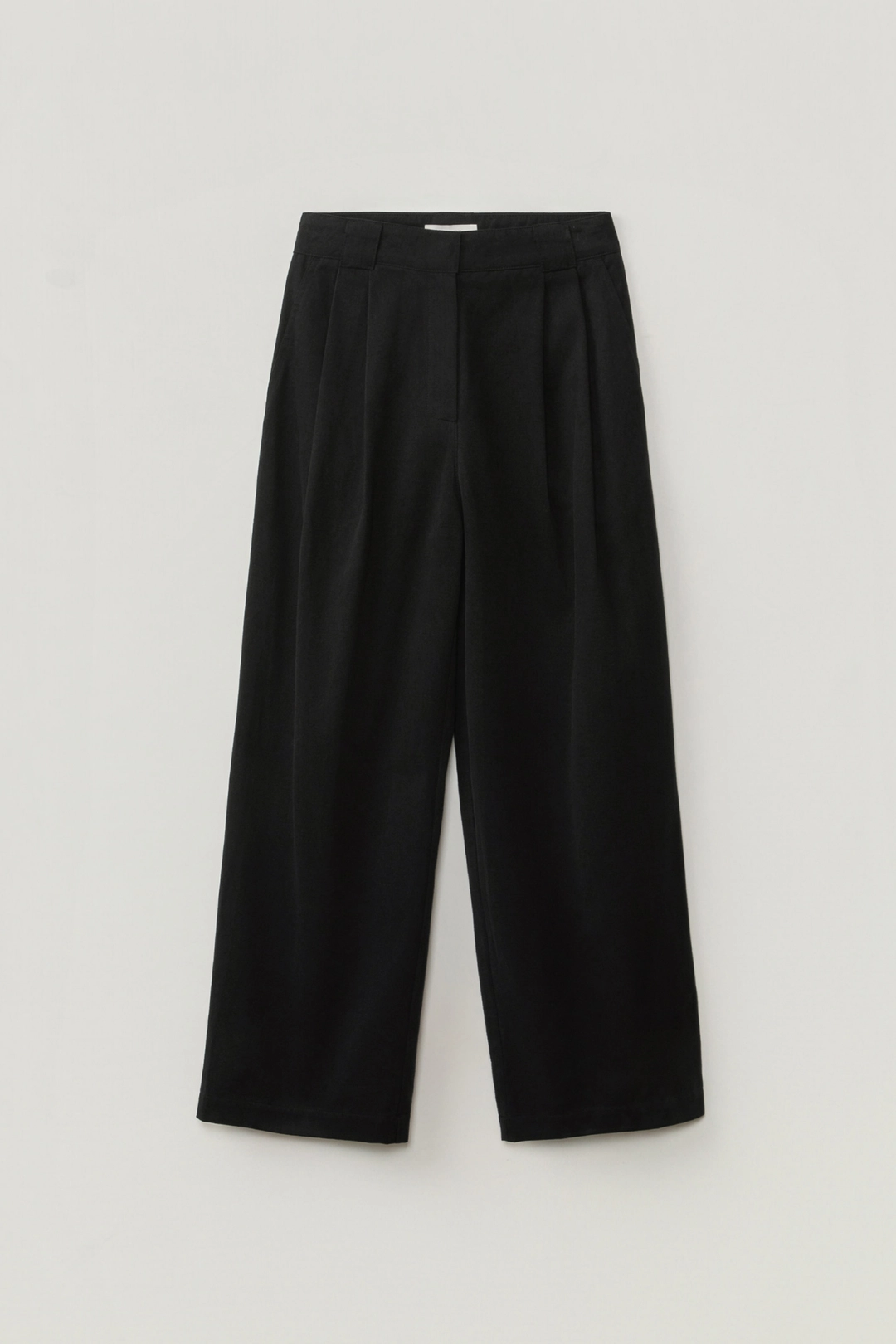 세이지먼트 LEAF PINTUCK COTTON PANTS_BLACK 상품 이미지 2