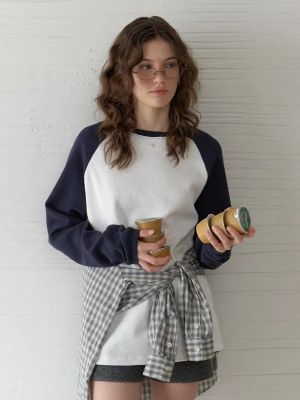 Near overfit sweatshirt (navy)