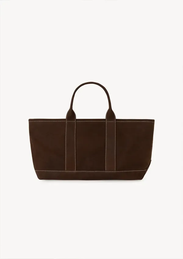 Nubuck Large Boat Bag in Brown