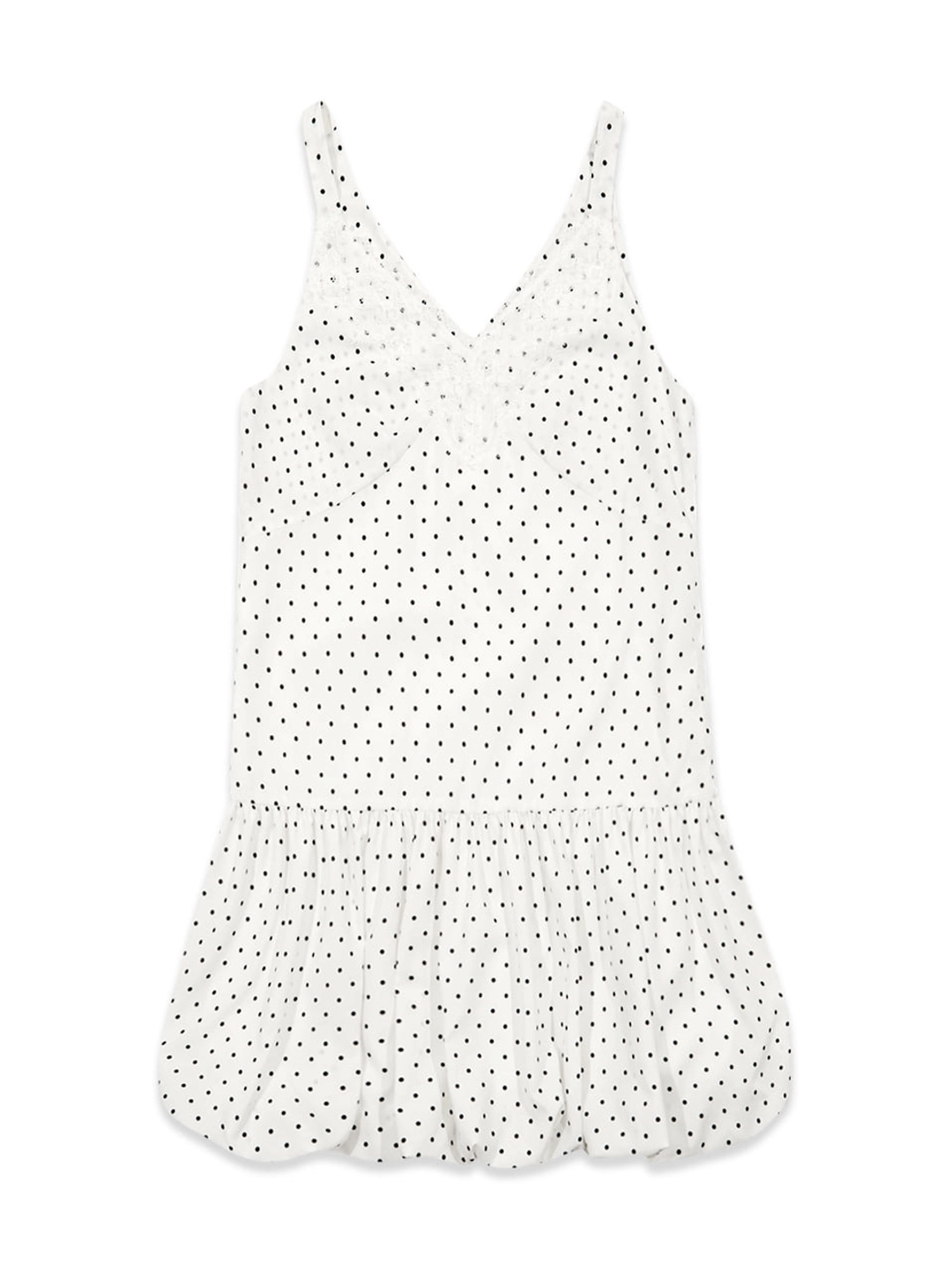마가린핑거스 DOT BALLOON ONE PIECE (WHITE) 상품 이미지 3