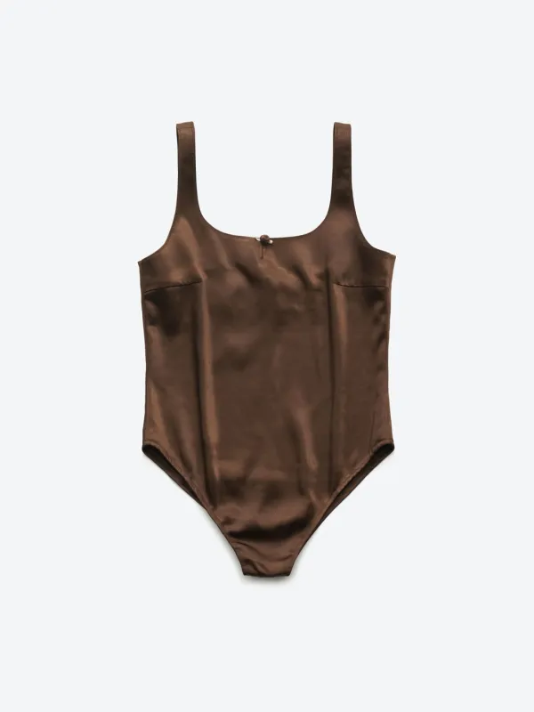 SATIN BODYSUIT
