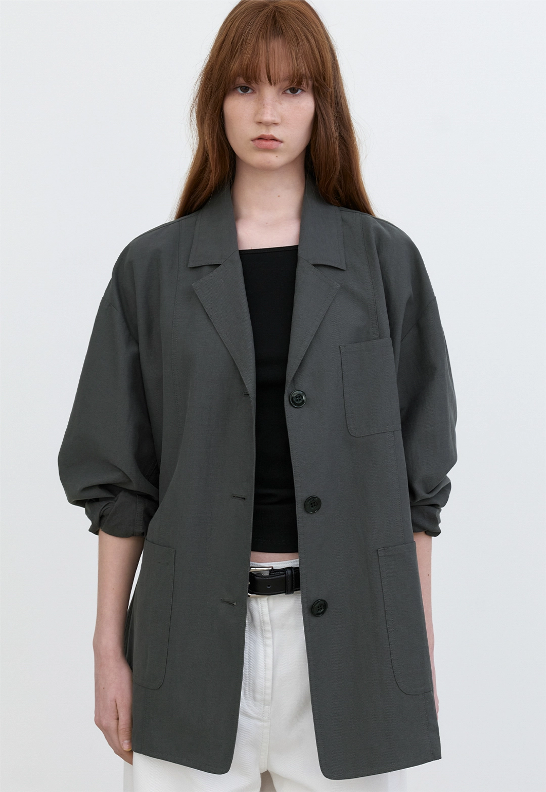 아뜰리에 나인 (JK-3063)COTTON WASHING JACKET 상품 이미지 1