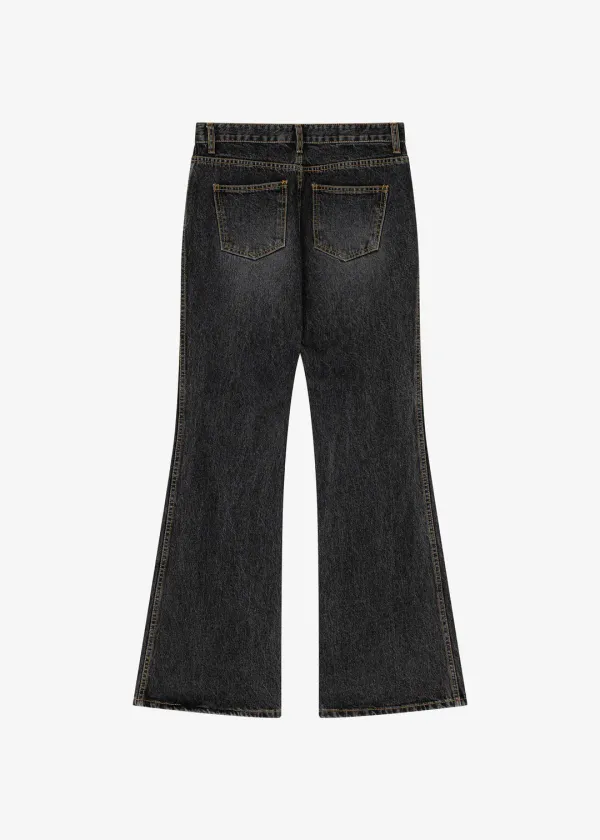 DAKE DENIM PANTS [CHARCOAL]