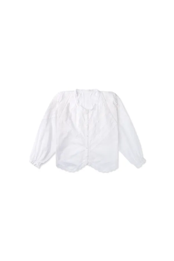 Antique garden blouse