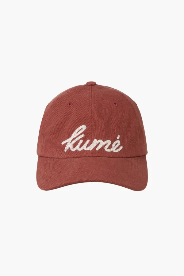 Chain Logo Vintage Ball Cap, Brick