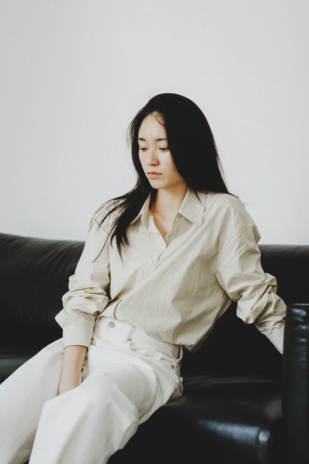 스앨더 25972_Oat bio-washed shirt TD 상품 이미지 2