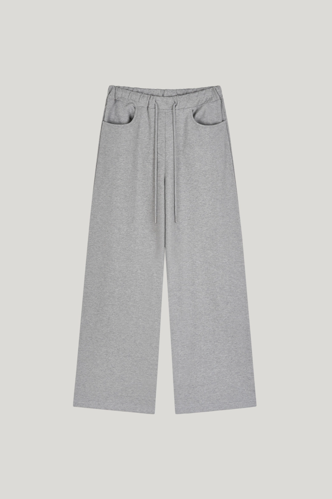 포에트 서울 wide sweat pants_gray 상품 이미지 1