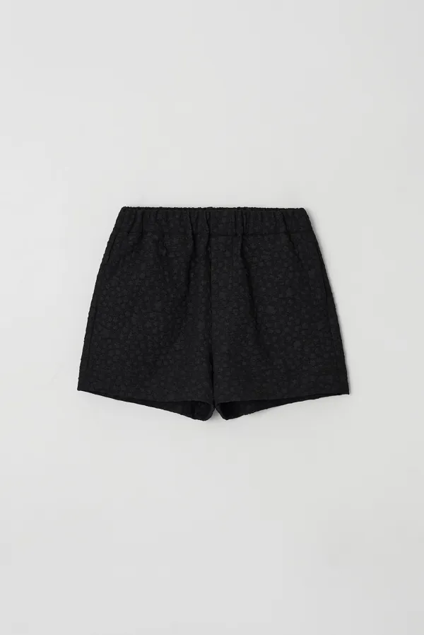 baker embo shorts - black