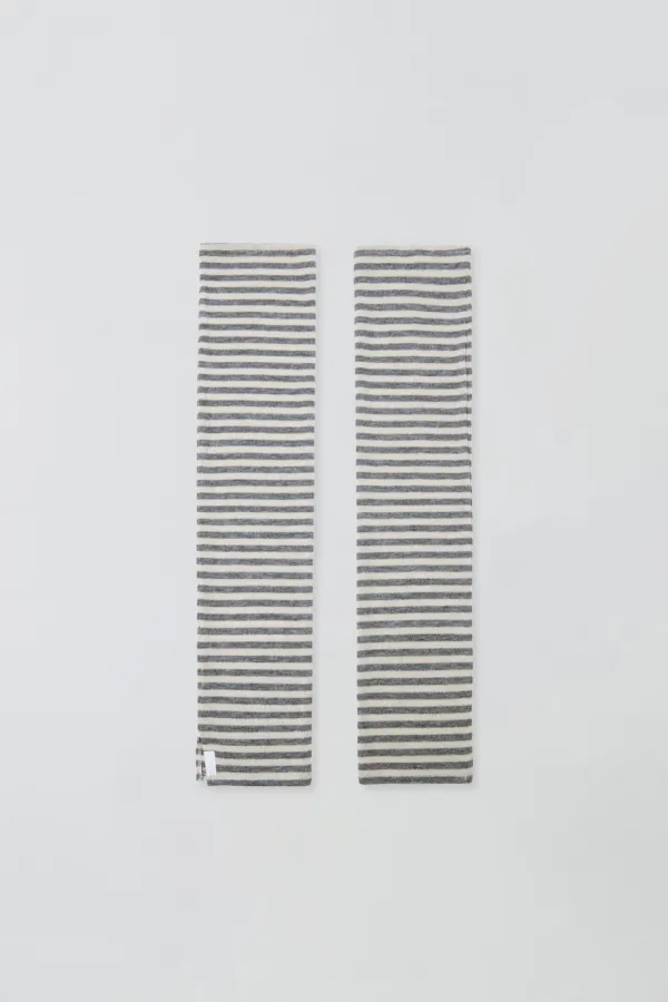 [3차 리오더] STRIPE LEG WARMER_WHITE/GREY