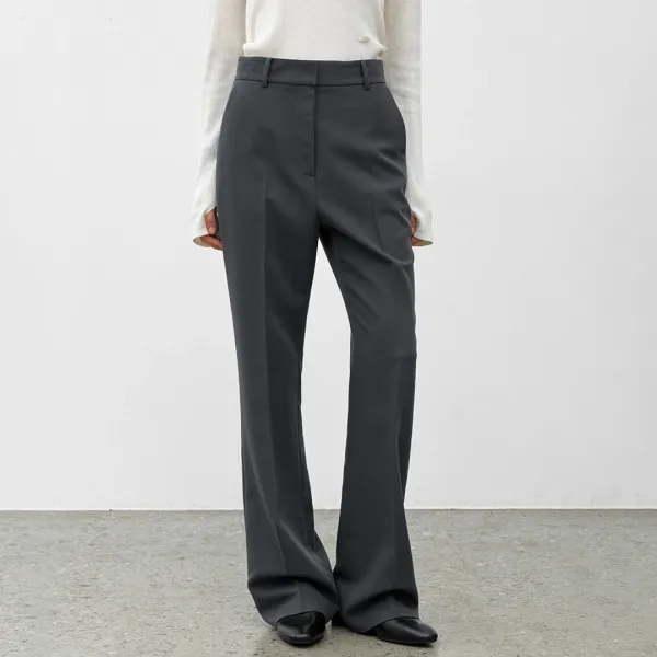 (Z-PT-5681)ESSENTIAL COMFY BOOTCUT PANTS