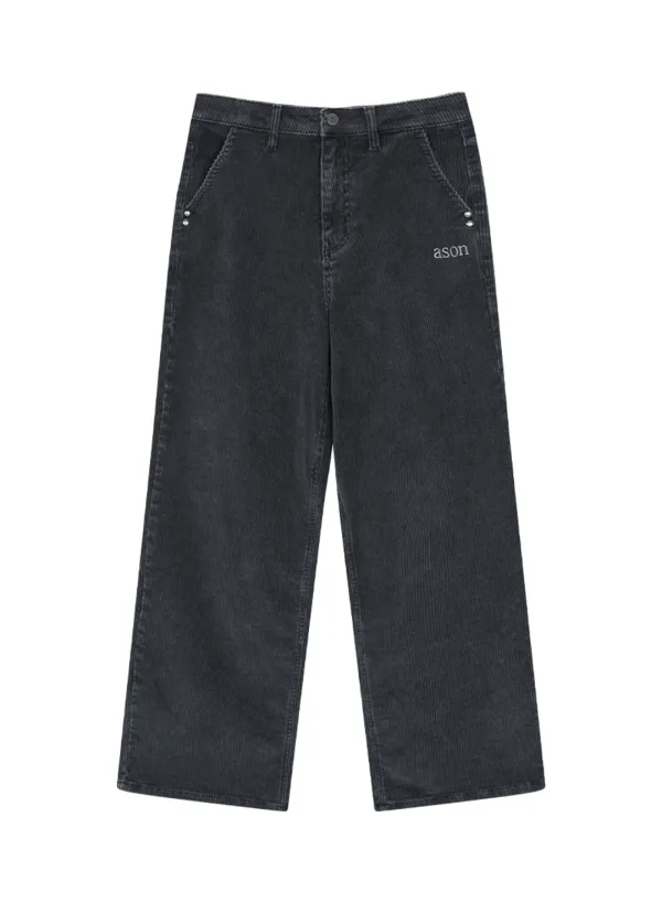 MOSS CORDUORY PANTS / CHARCOAL