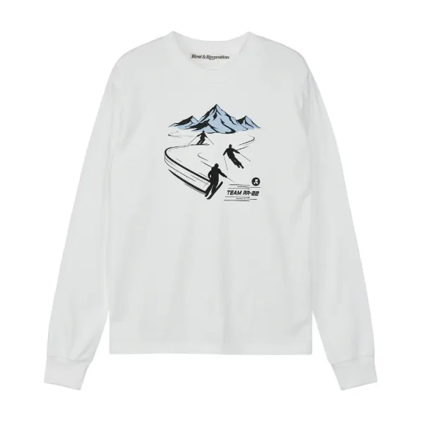 22 TEAM GRAPHIC LONG SLEEVE T-SHIRT - WHITE