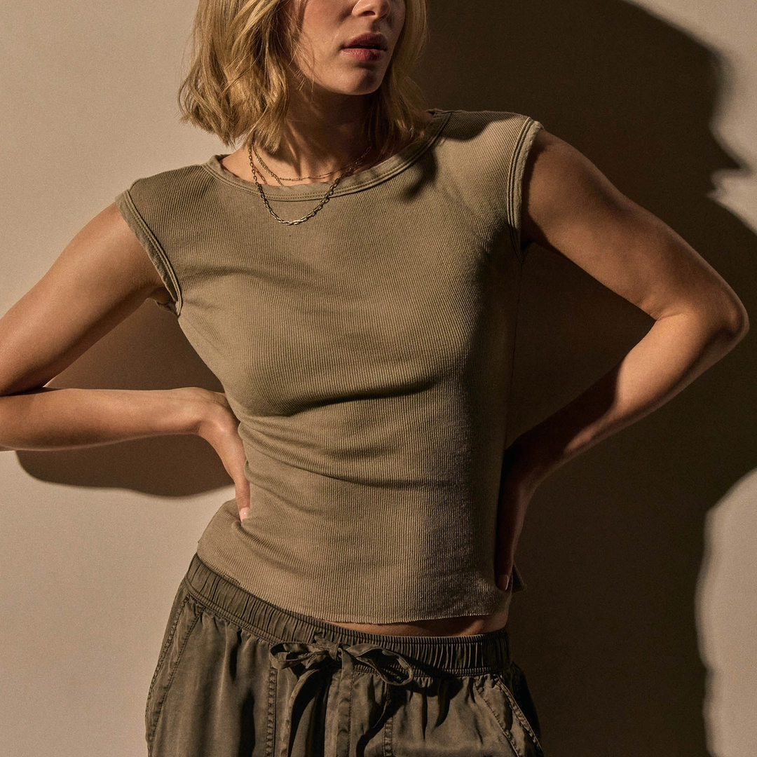 제임스펄스 Cotton Cashmere Blend Boatneck Top - Overcast 상품 이미지 1